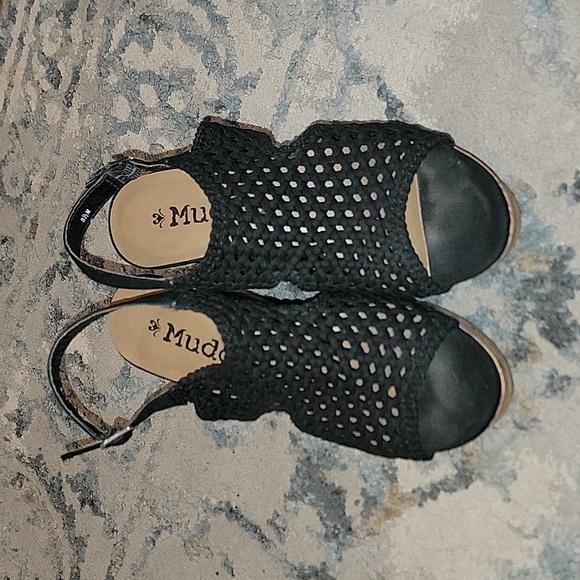 🤍💙🖤 3 Pairs of Women's Mudd Platform Sandals, Sizes 8 & 8.5 - Picture 9 of 11